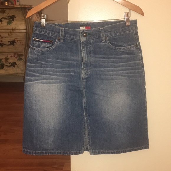 Tommy Hilfiger Dresses & Skirts - TOMMY JEANS Denim Skirt size 11
